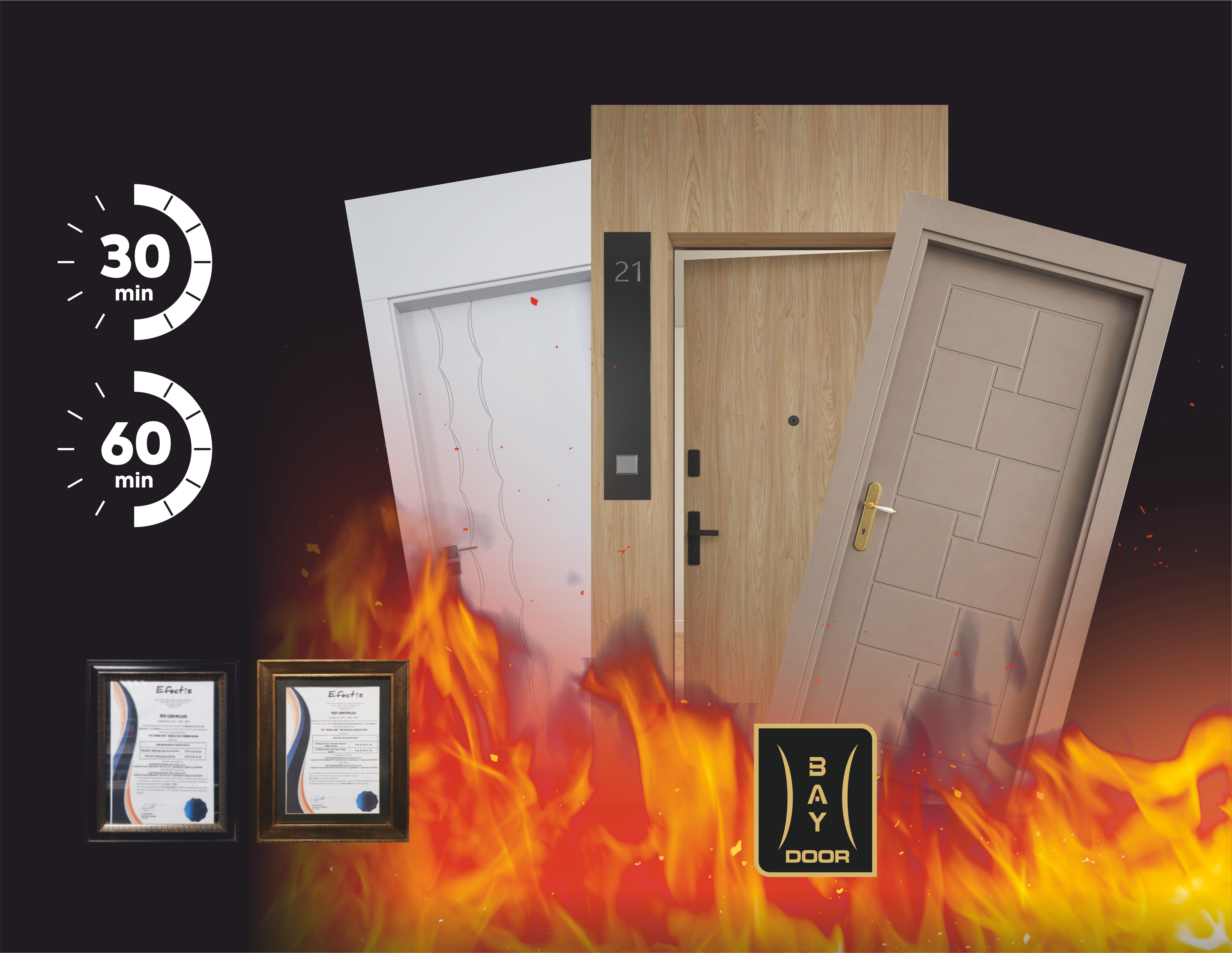 Que sont les portes coupe-feu et pourquoi sont-elles importantes ?
