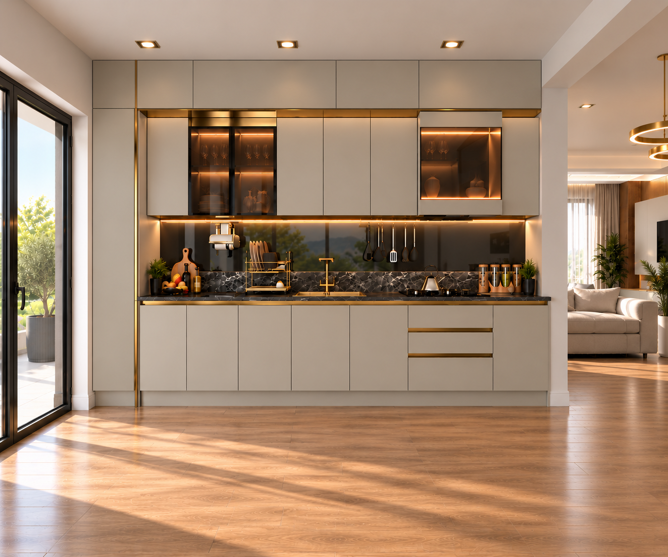 Cuisine MG-210 MDF Laqué