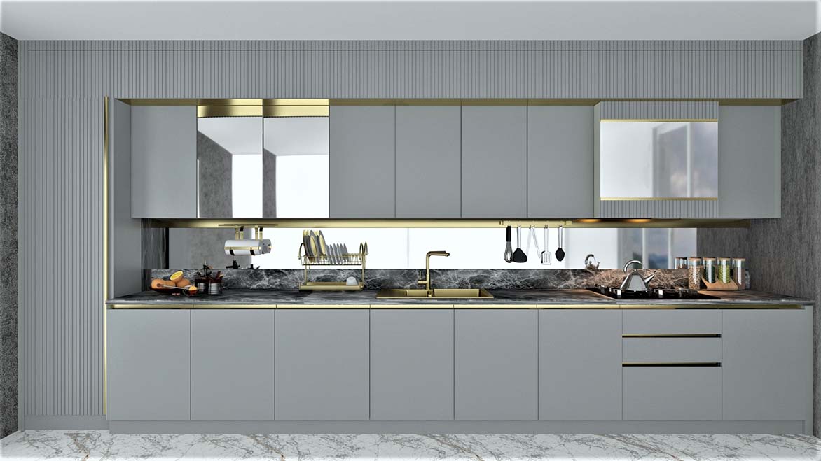 Cuisine MG-210 MDF Laqué