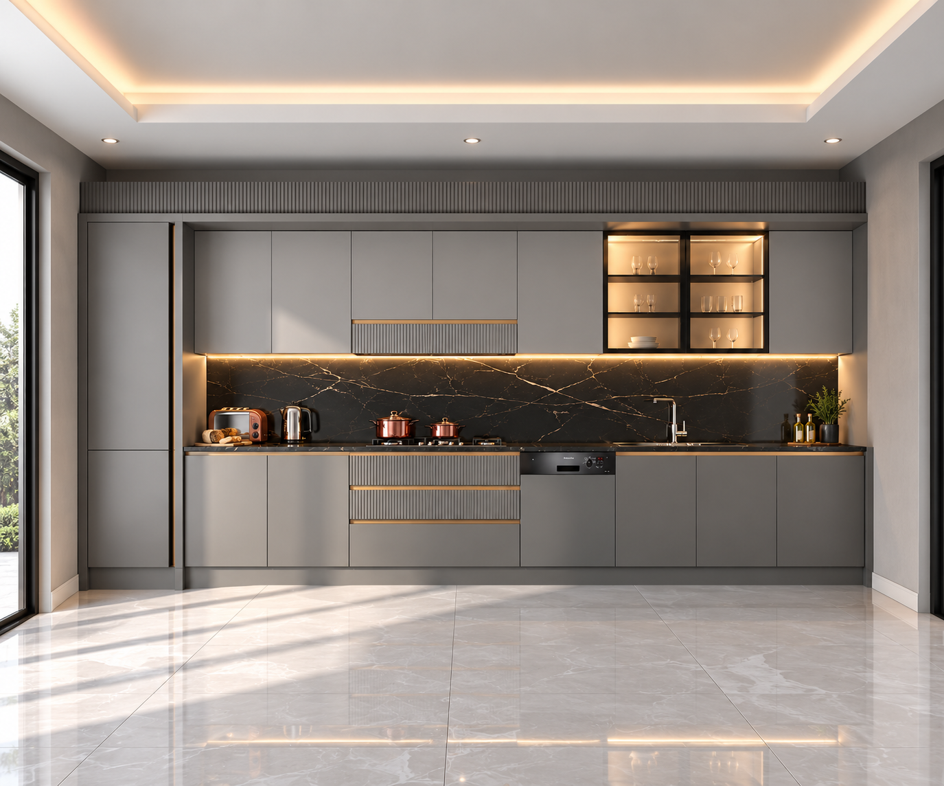 Cuisine MG-212 MDF Laqué