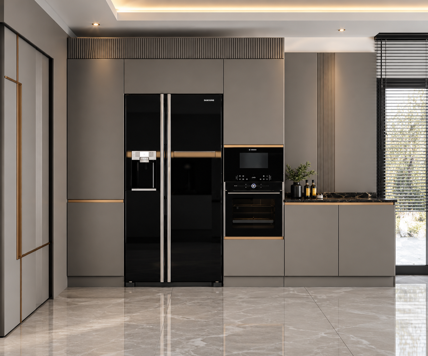 Cuisine MG-212 MDF Laqué