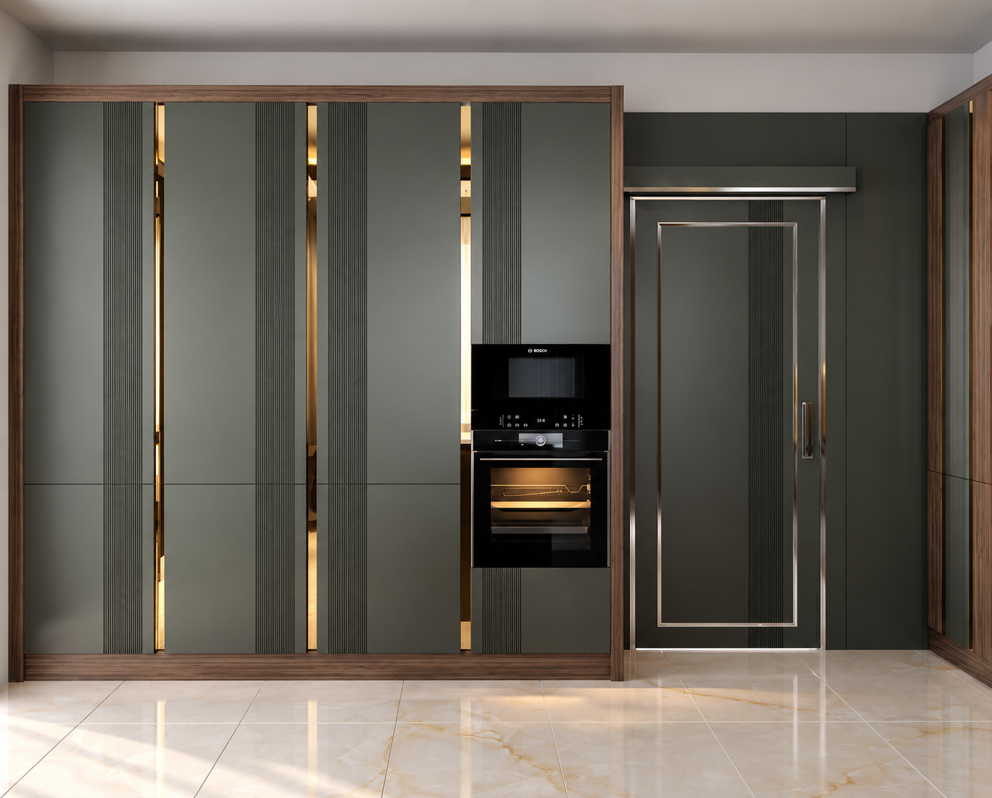 Cuisine MG-217 MDF Laqué
