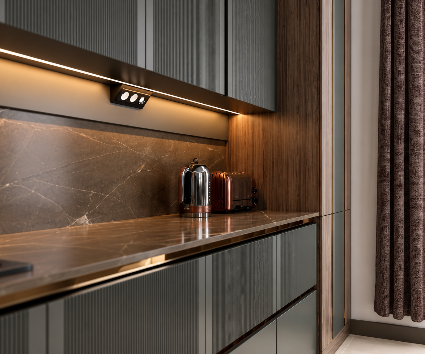 Cuisine MG-217 MDF Laqué