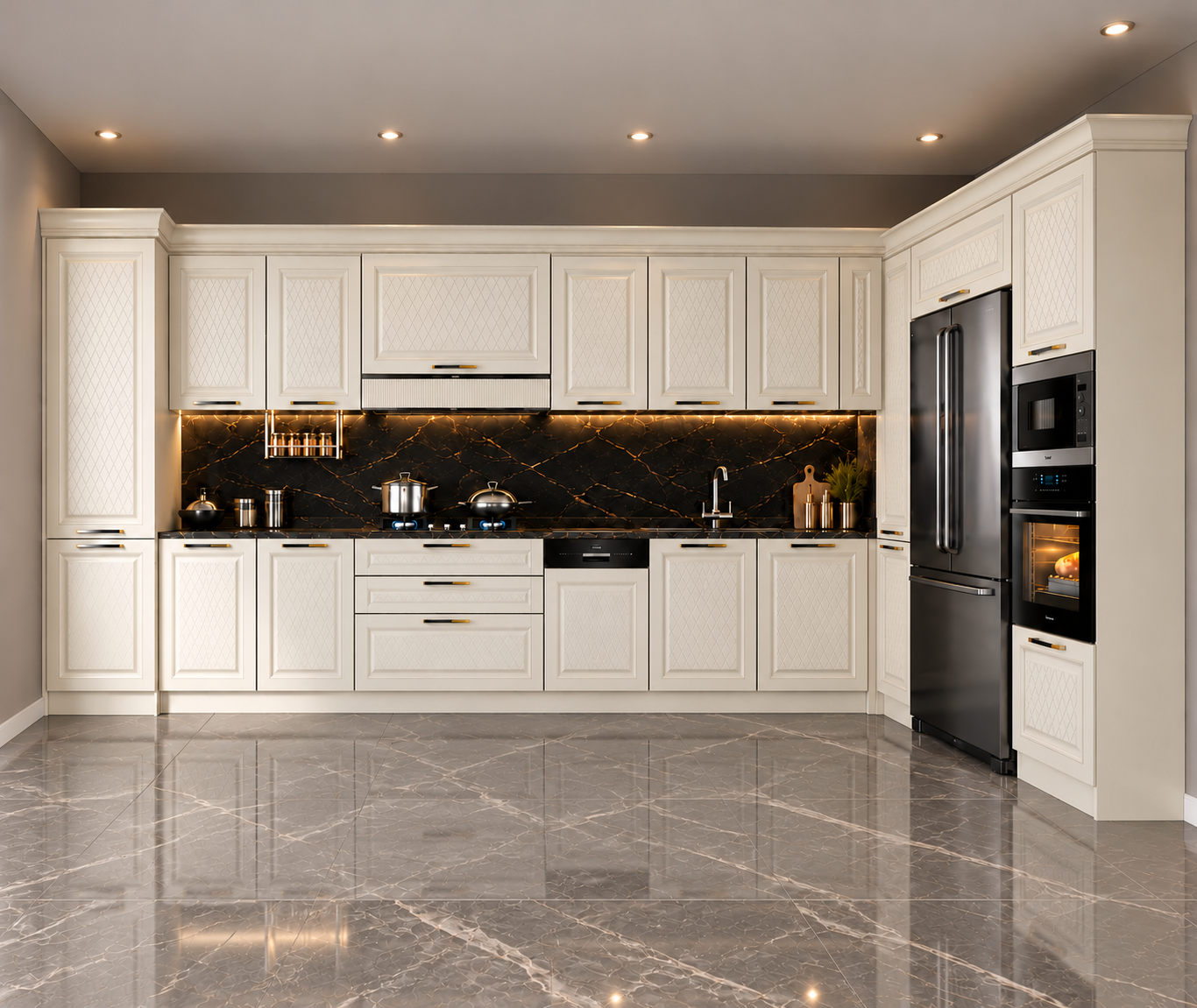 Cuisine MG-653 MDF Laqué