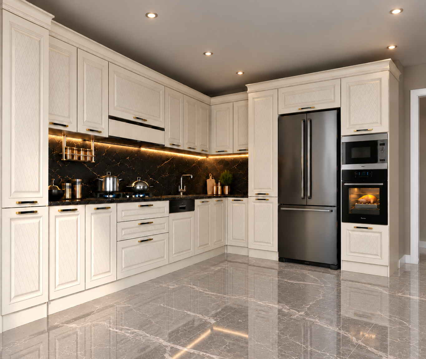 Cuisine MG-653 MDF Laqué
