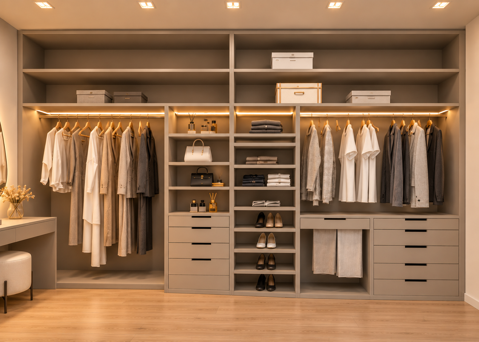 Dressing ouvert sur-mesure personnalisable