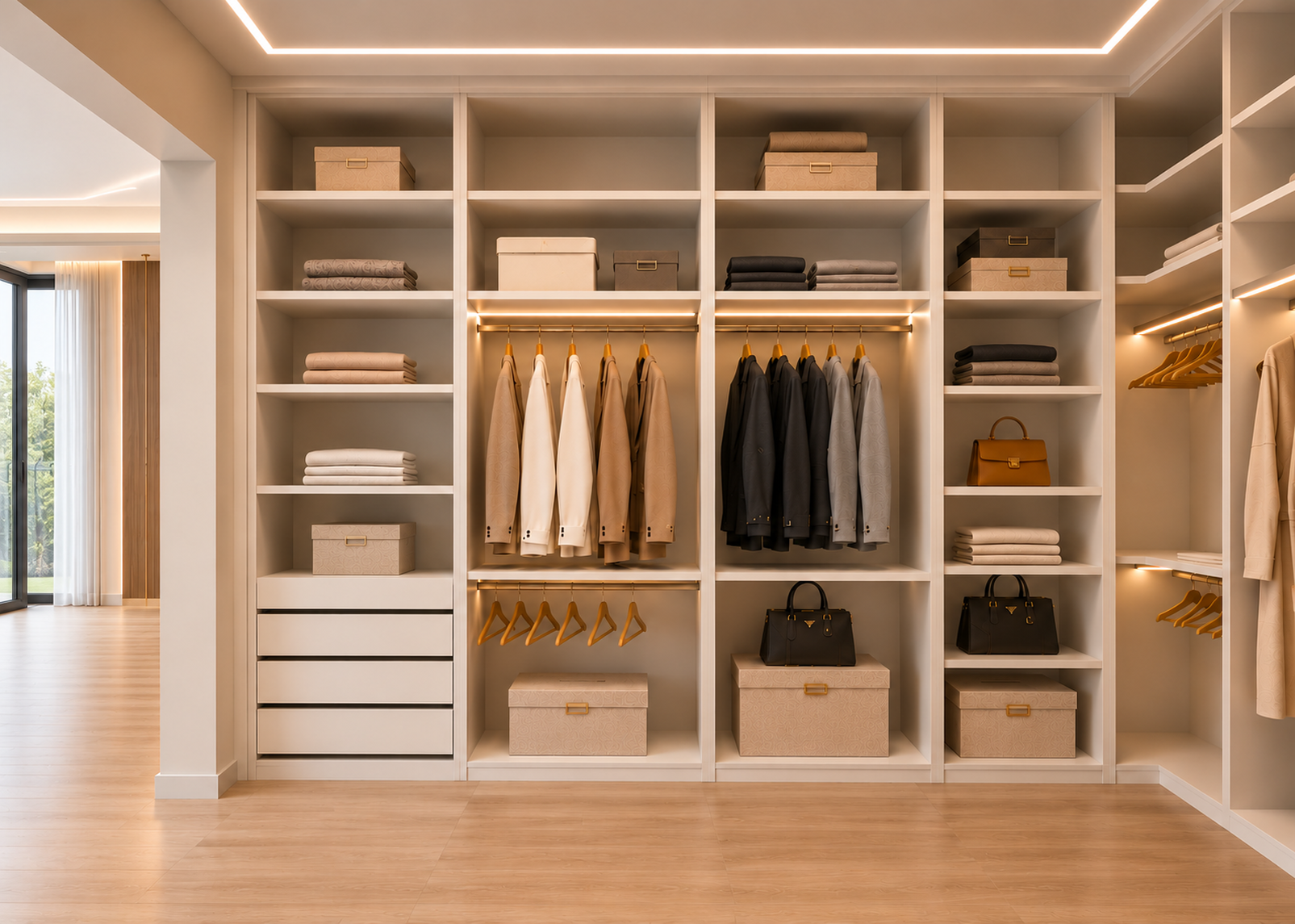 Dressing ouvert sur-mesure personnalisable Type U-3