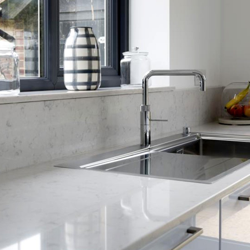 Plan de travail en Quartz Silestone® Lagoon