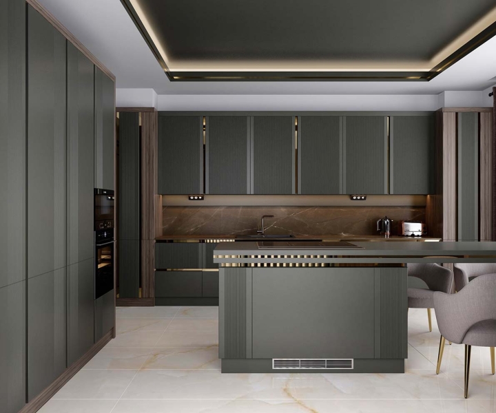 Cuisine MG-217 MDF Laqué