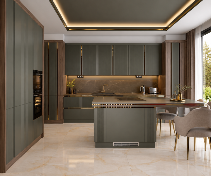 Cuisine MG-217 MDF Laqué