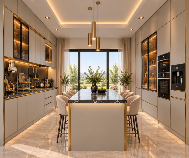 Cuisine MG-210 MDF Laqué