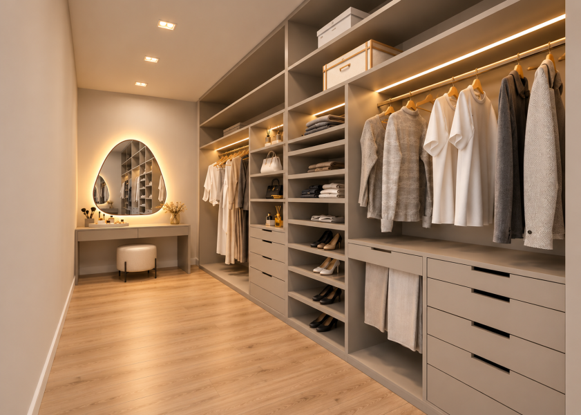 Dressing ouvert sur-mesure personnalisable