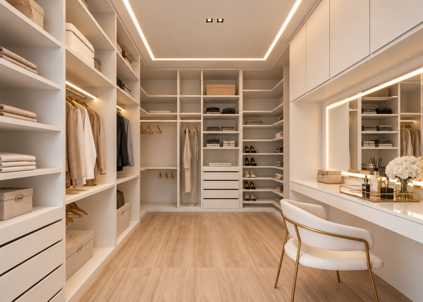 Dressing ouvert sur-mesure personnalisable Type U-3